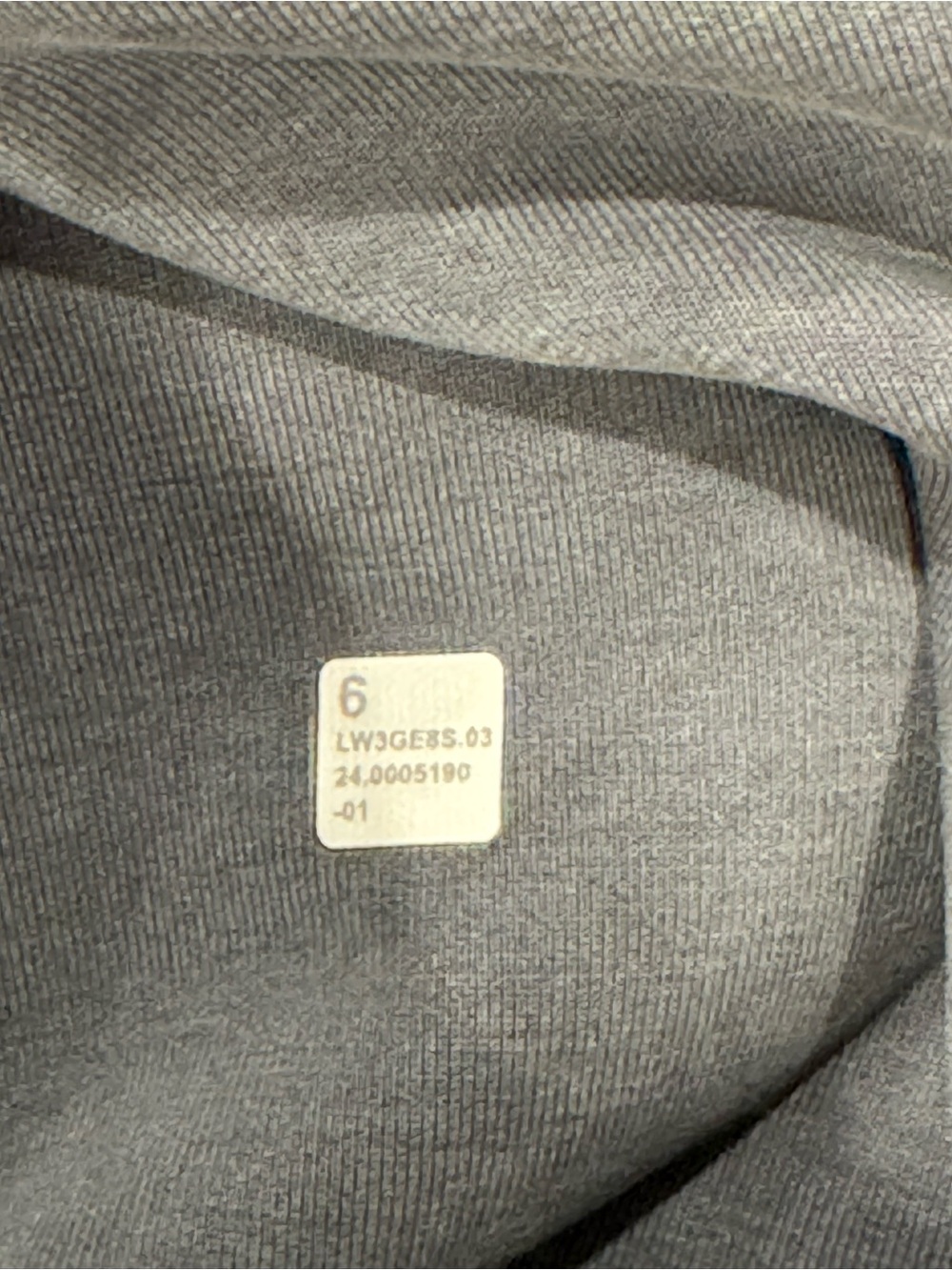 Lululemon Charcoal Gray Brushed Softstreme Half-Zip Pullover Sweatshirt - Picture 5 of 5